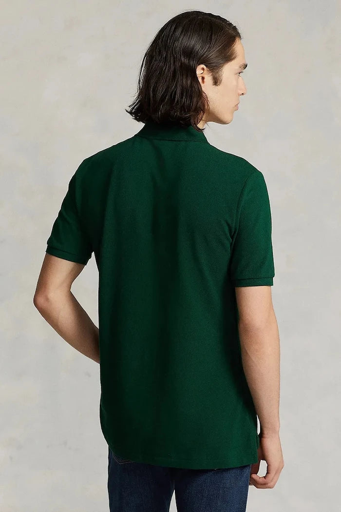 Памучна тениска с яка Polo Ralph Lauren