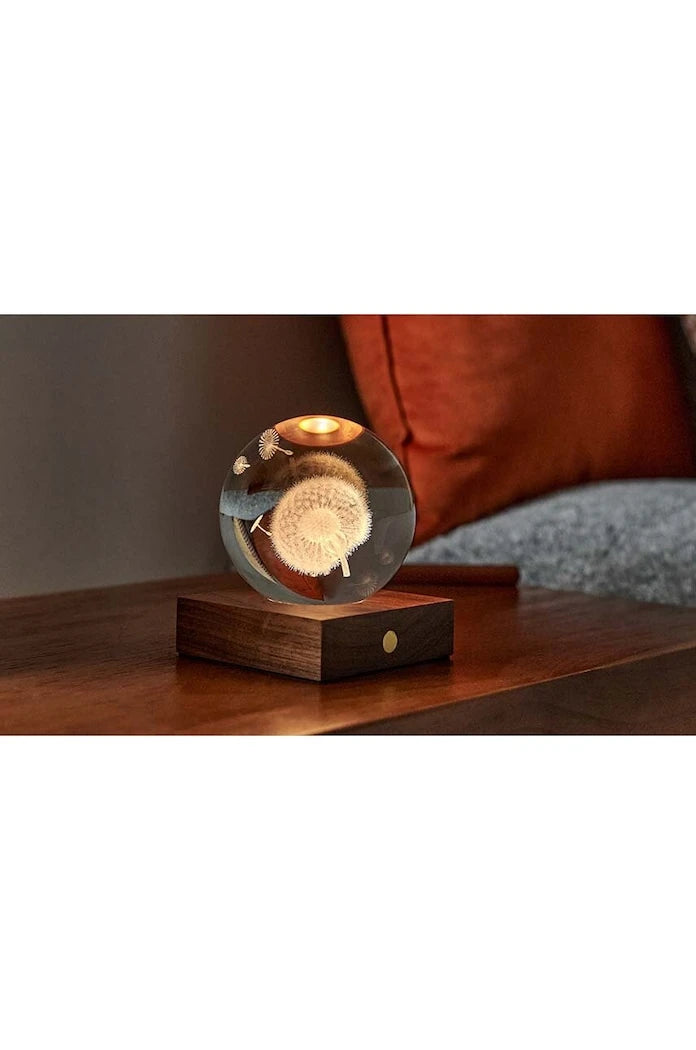 Led лампа Gingko Design Amber Crystal Light