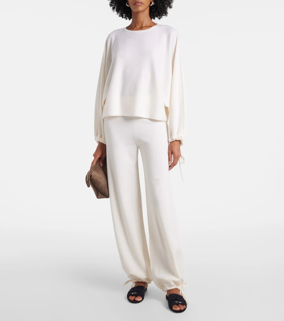 Max Mara - Virgin wool wide-leg pants