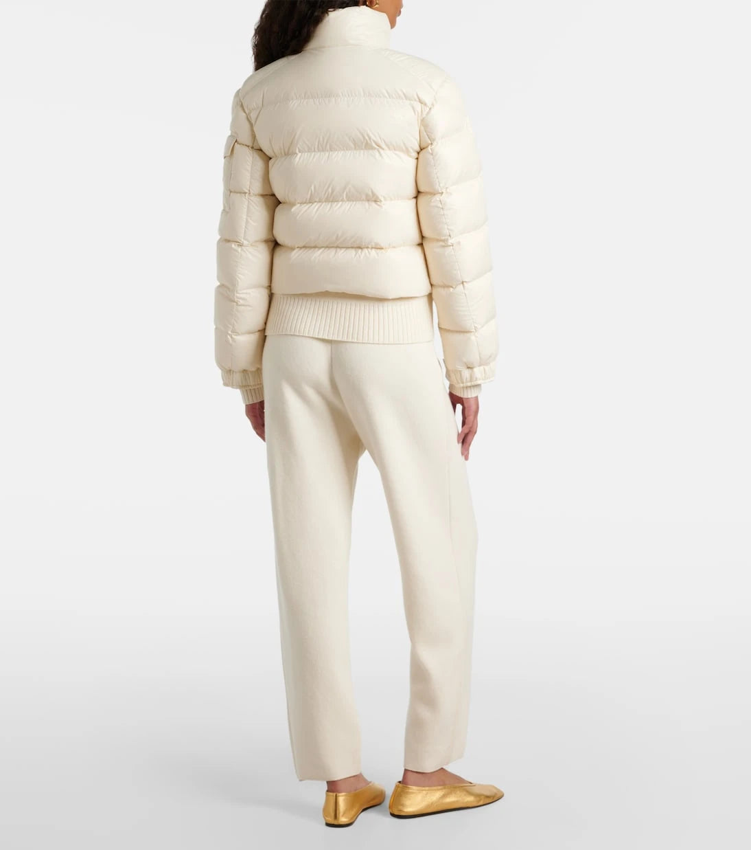 Moncler - Petra nylon laqué down jacket