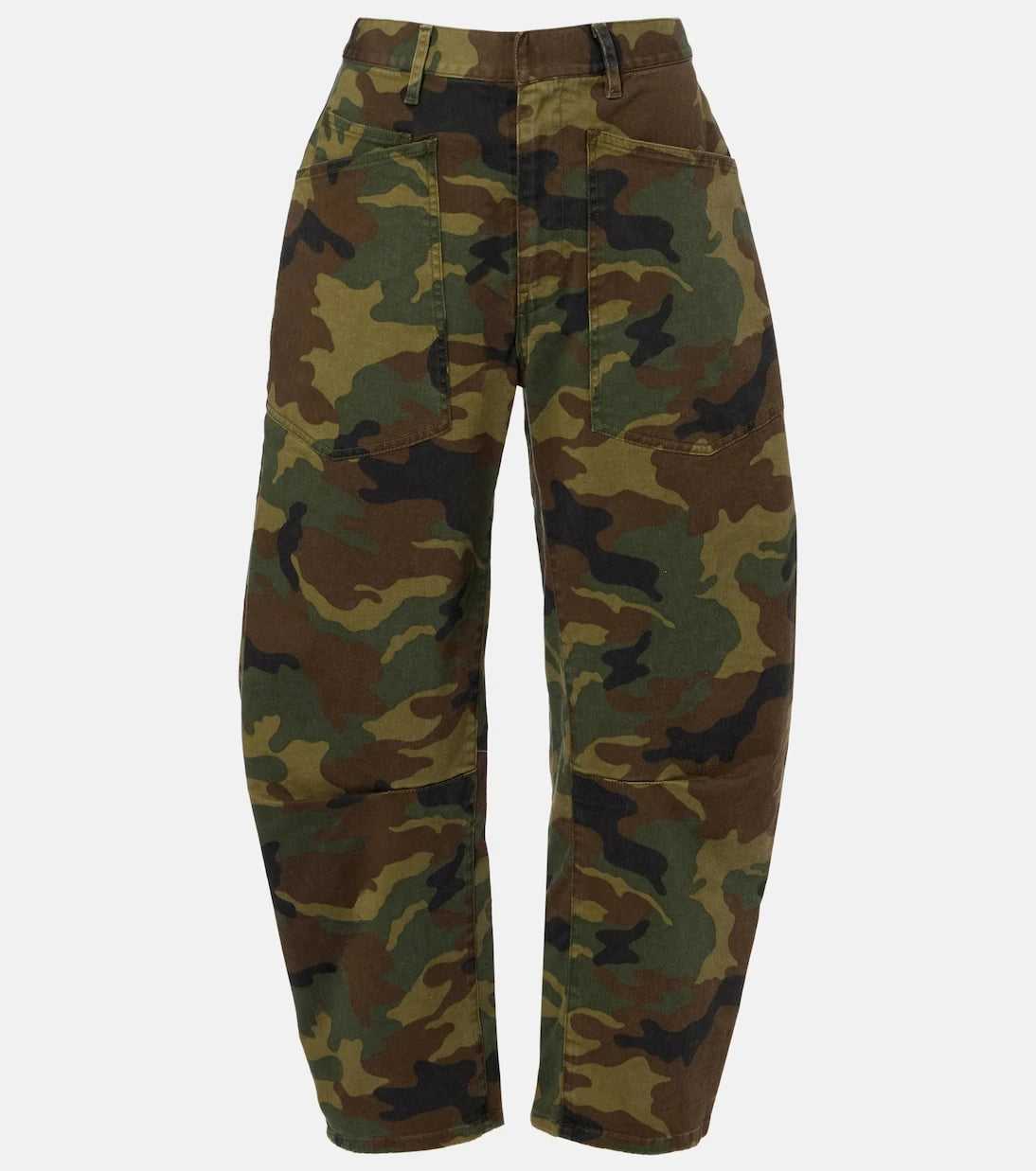 Nili Lotan - Shon camouflage barrel-leg pants