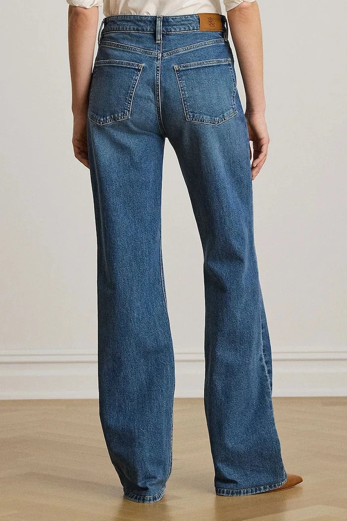 Lauren Ralph Lauren дънки wide leg дамски