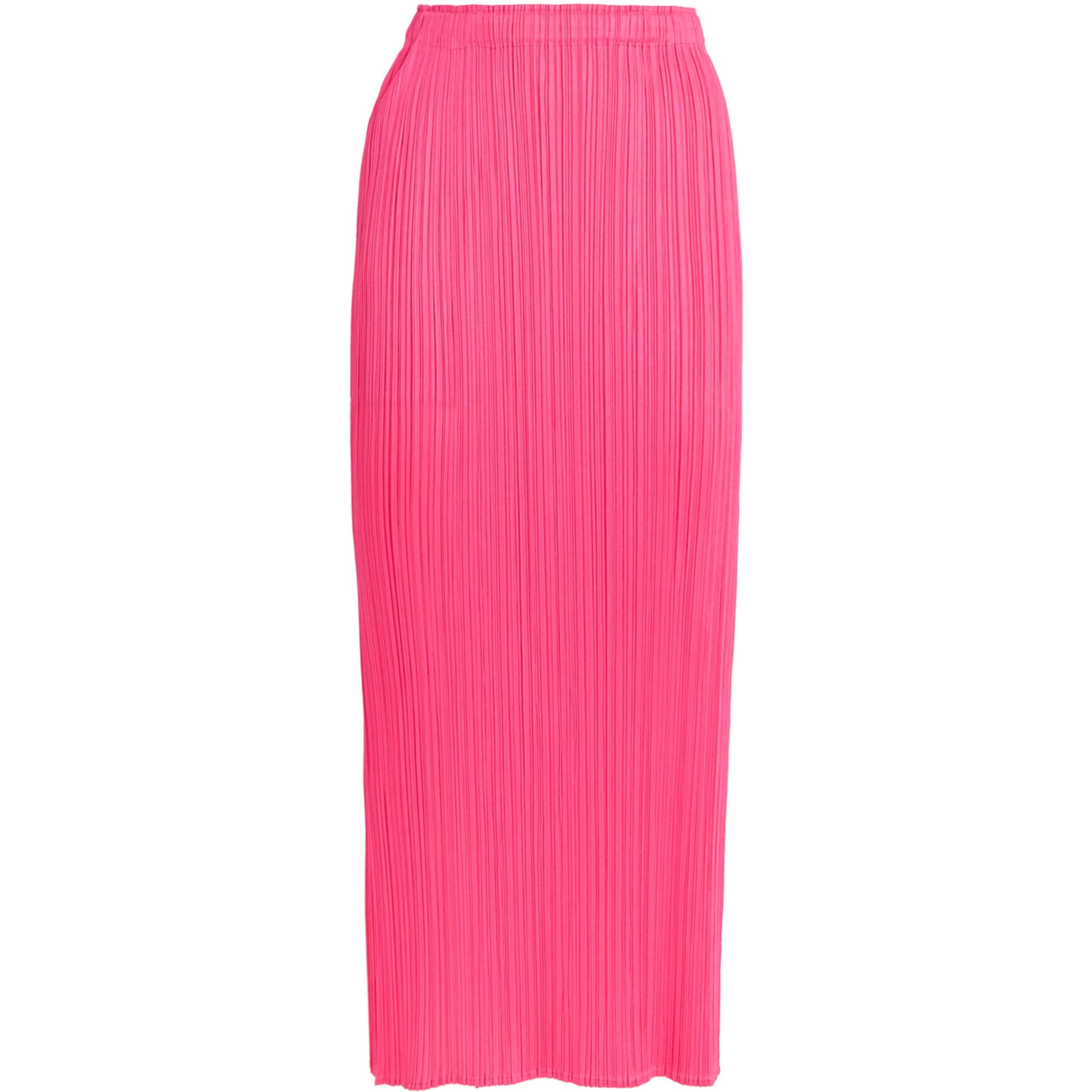 Pleats Please Issey Miyake Pink Monthly Colors March Midi Skirt