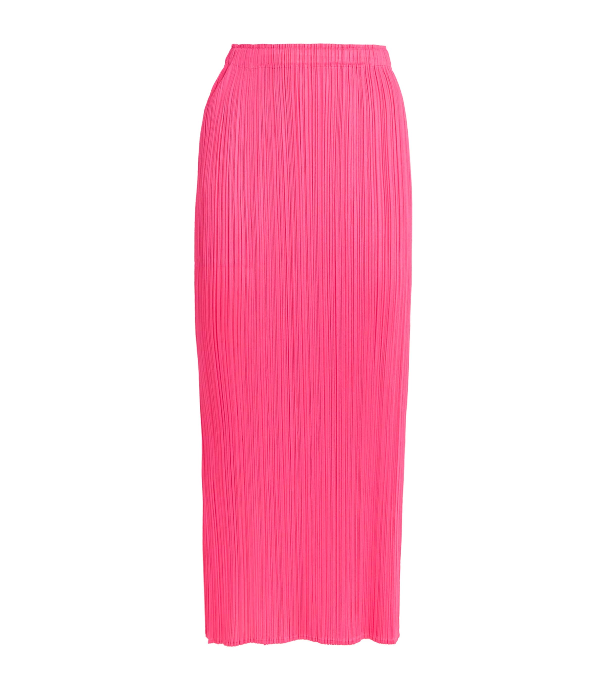 Pleats Please Issey Miyake Pink Monthly Colors March Midi Skirt