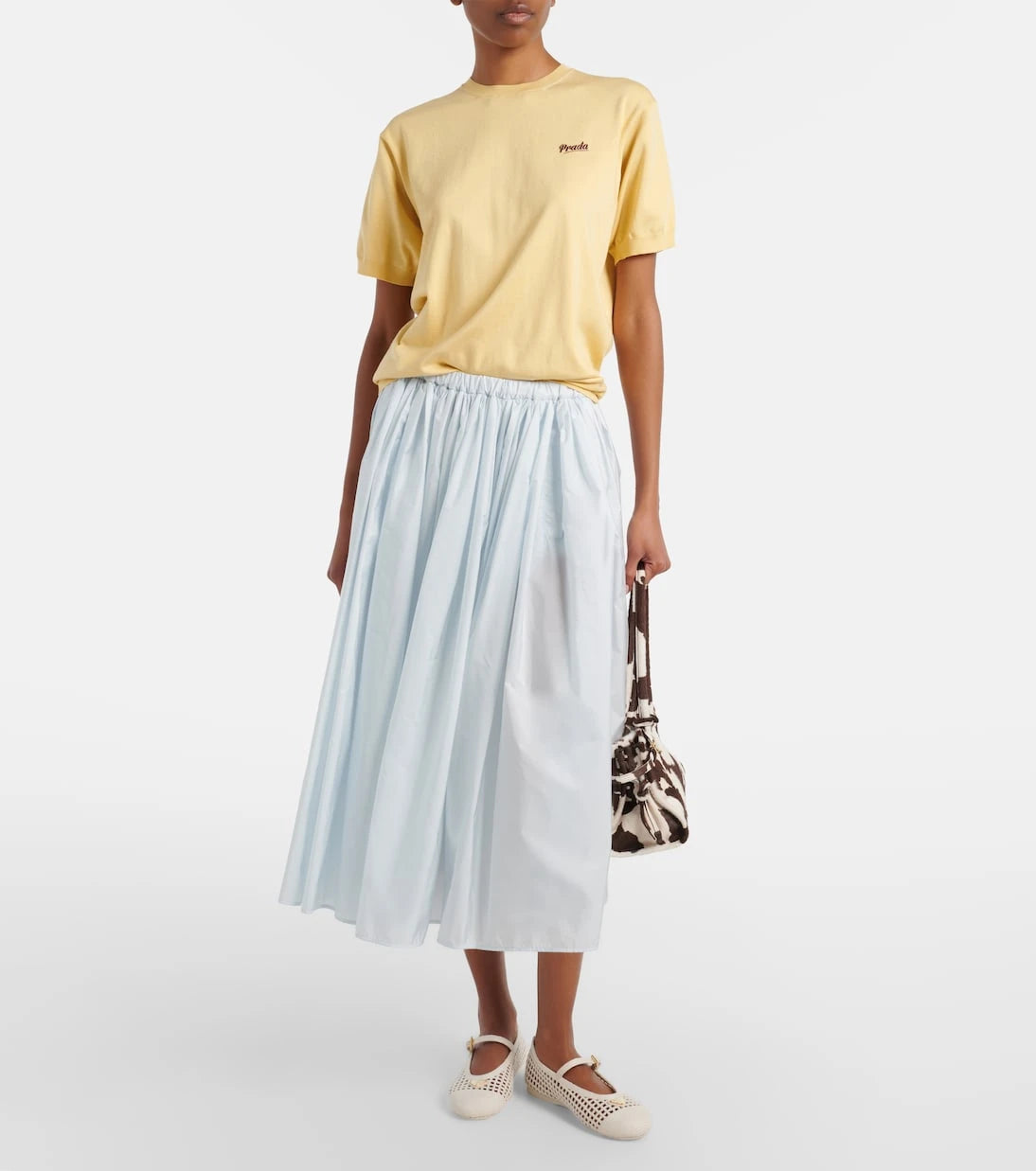 Prada - Re-Nylon midi skirt