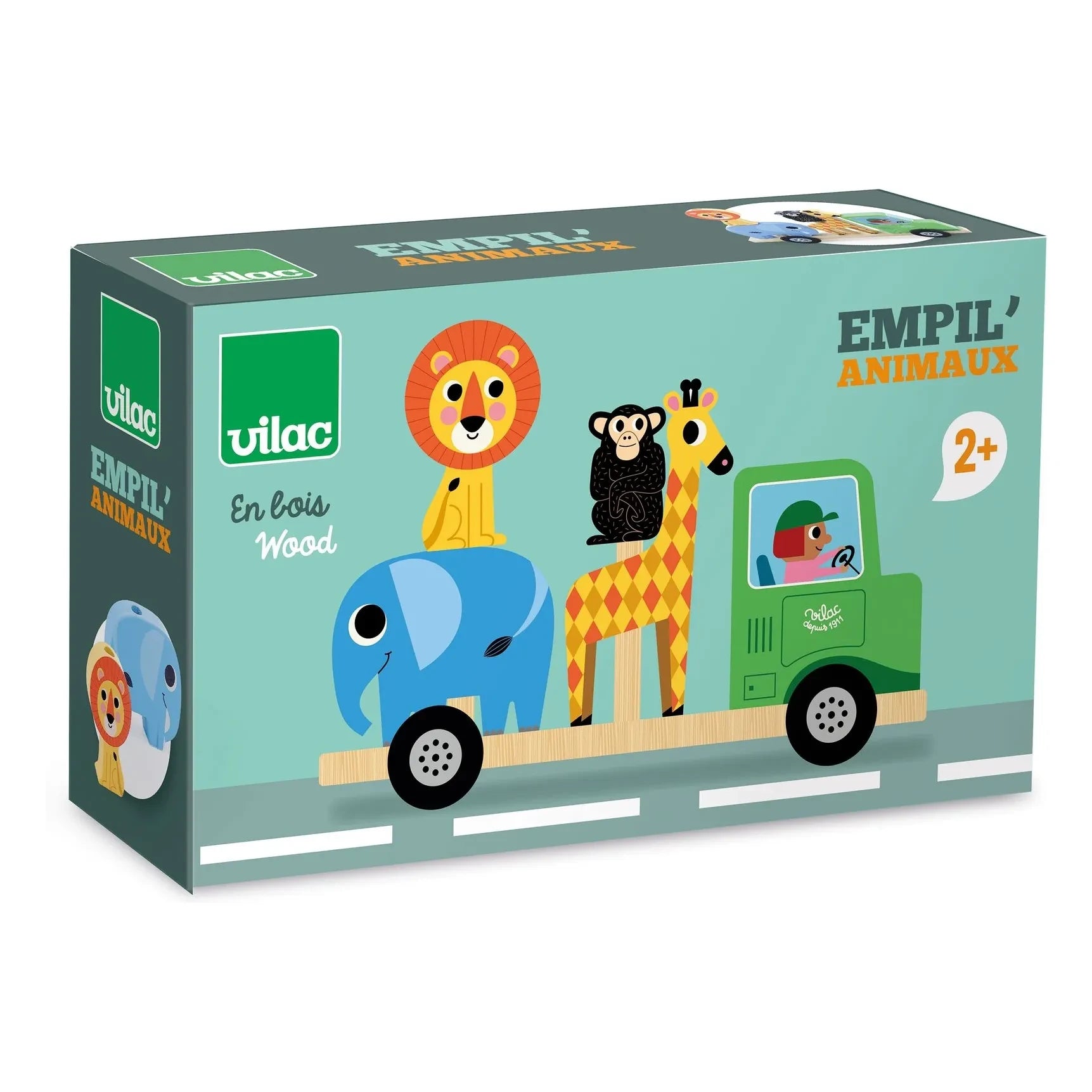 Vilac - Savannah animo stacking game