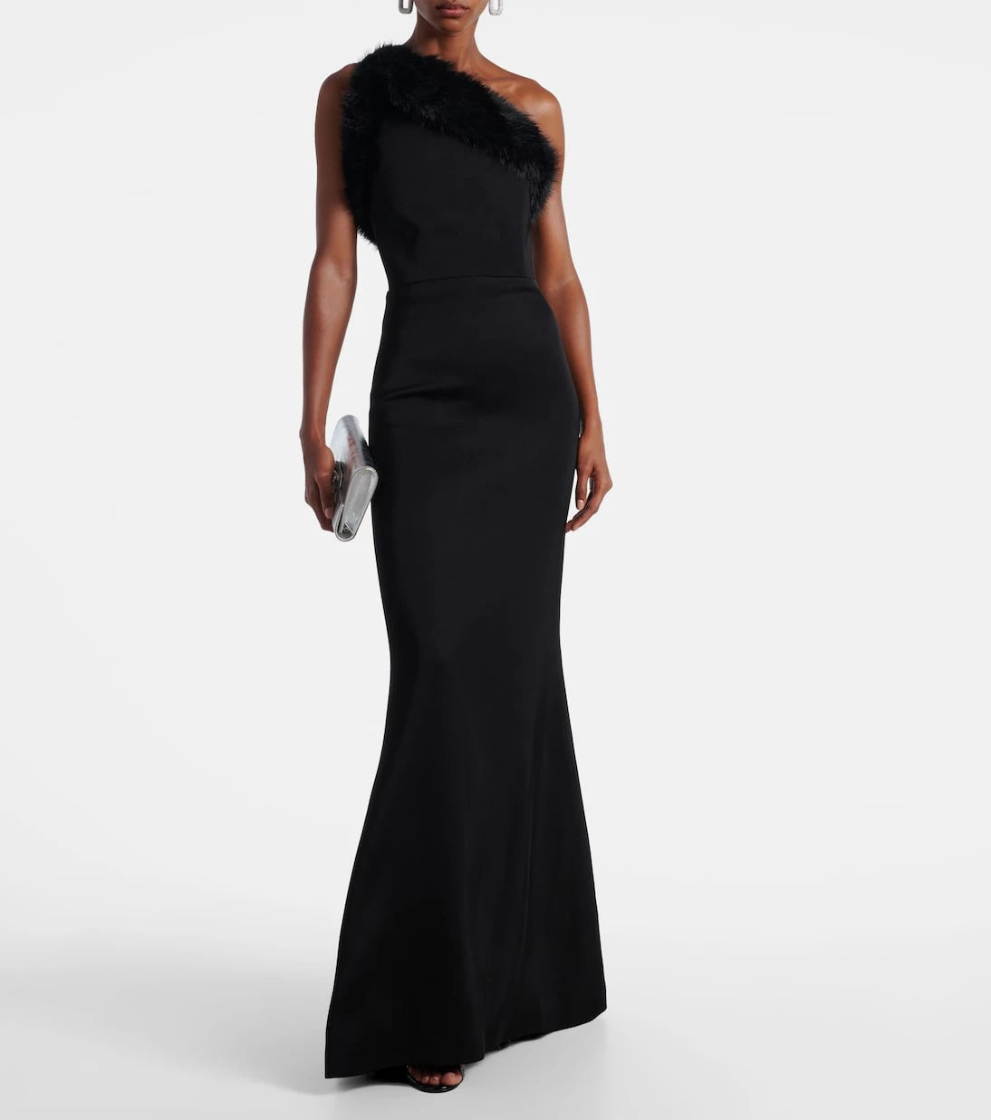 David Koma - One-shoulder bustier gown