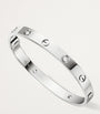 LOVE Classic White Gold 4-Diamond Bracelet - Single-Screw Closure