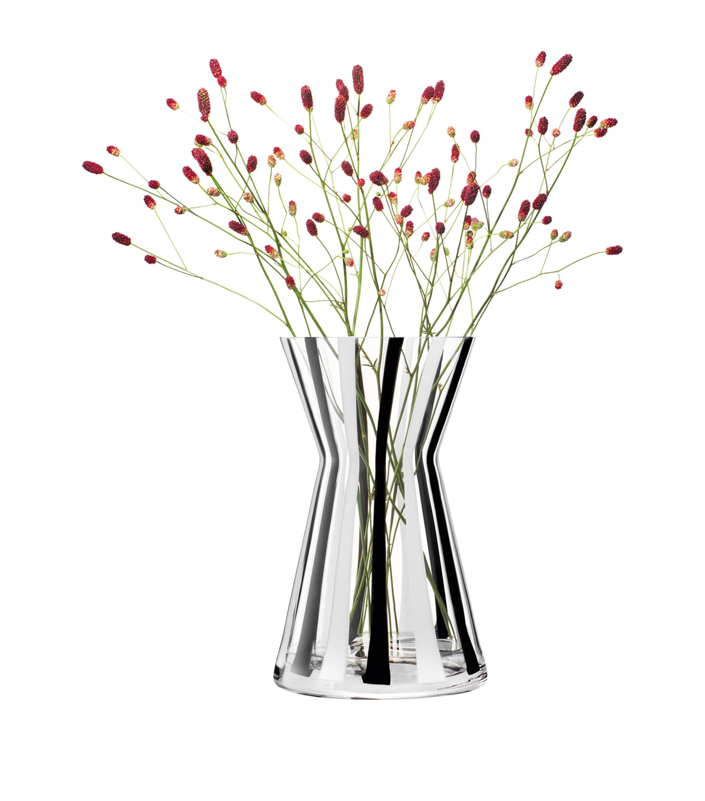 Glass Stripe Vase (32cm)