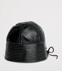 Claudie Pierlot Black Leather Bucket Hat