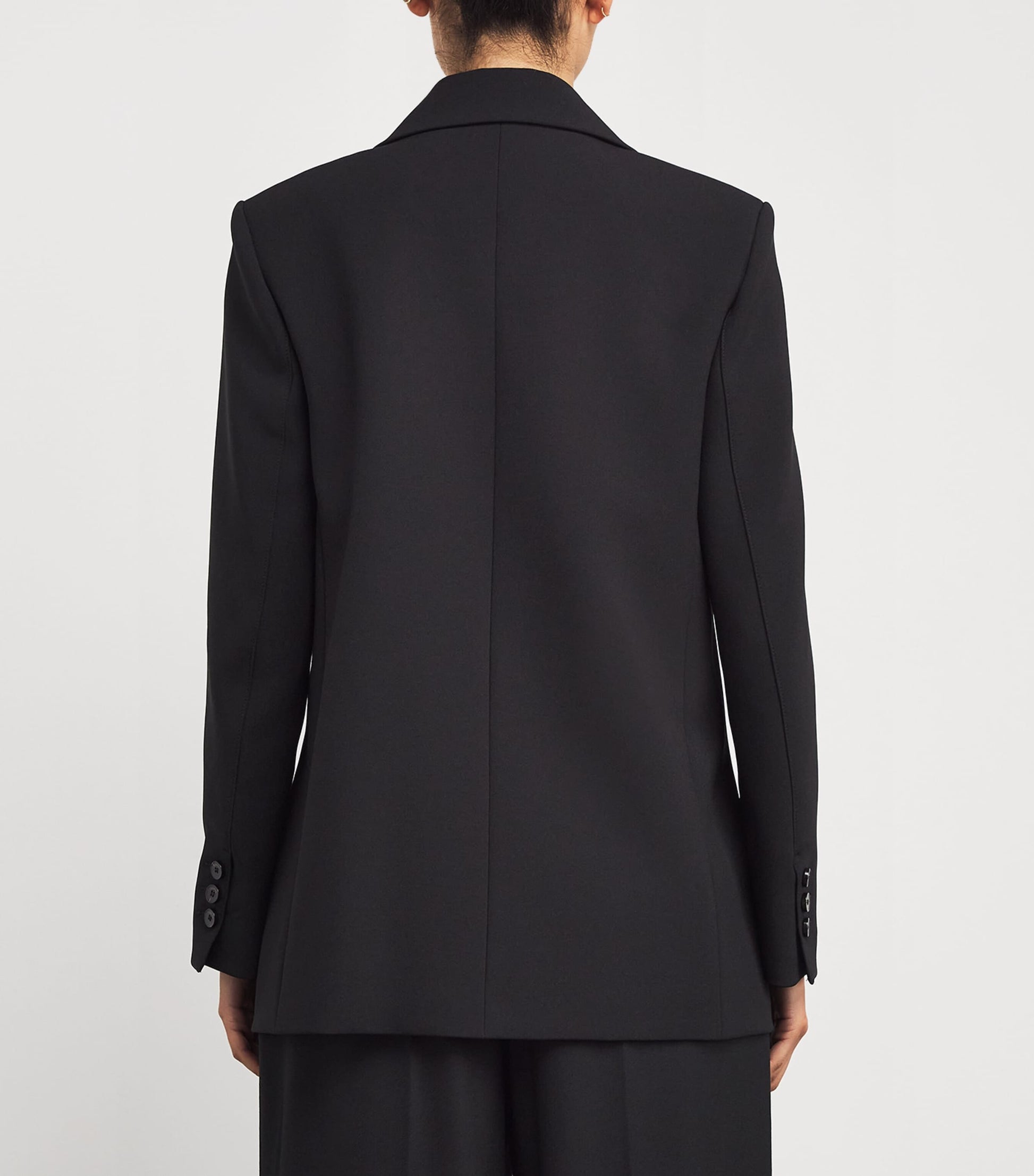 Black Double-Breasted Blazer