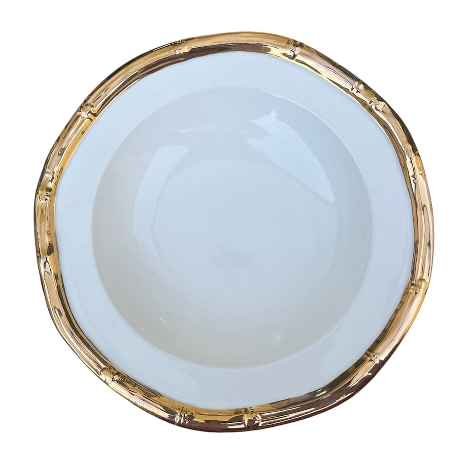 Ceramic Bamboo Bowl (23cm)