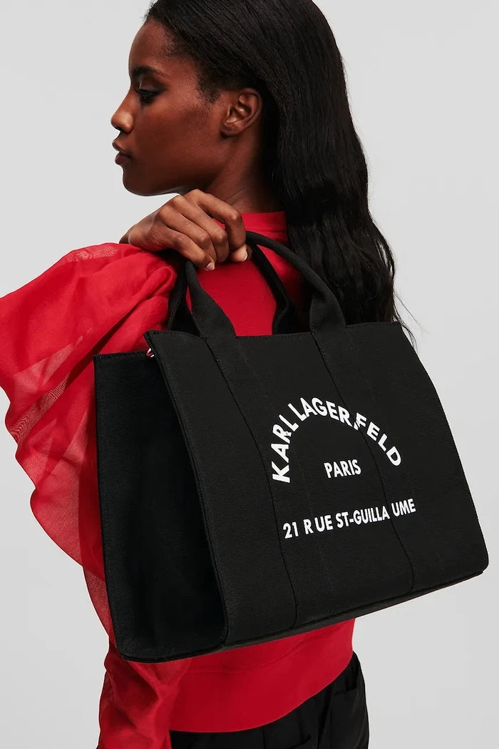 Karl Lagerfeld kadın pamuk tote çanta K/RSG