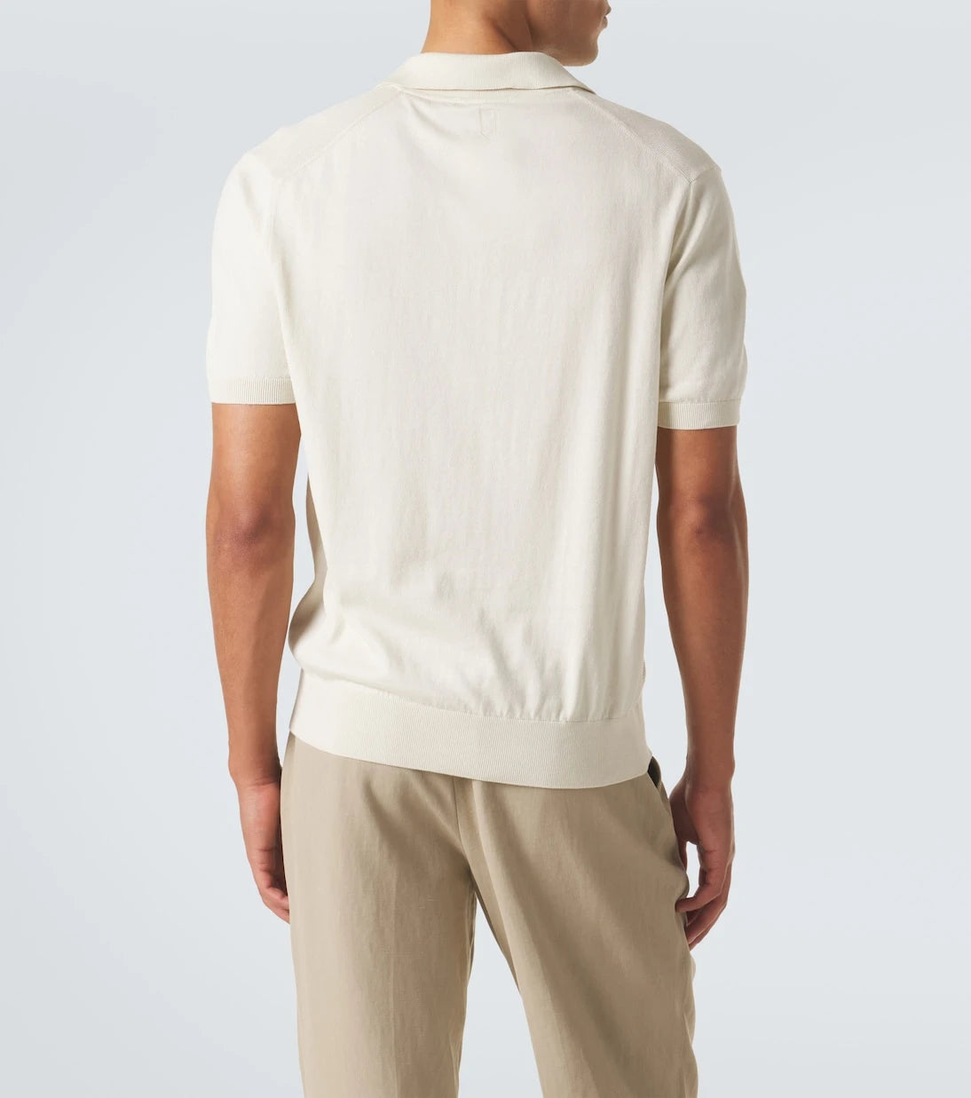 Canali - Cotton and silk polo shirt