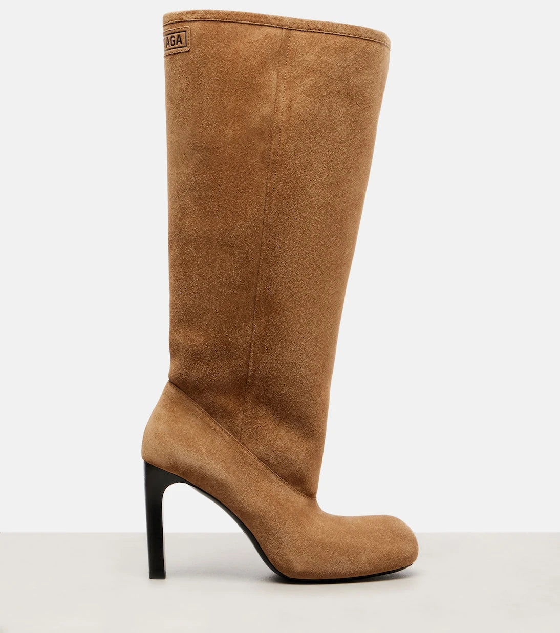 Balenciaga - Fargo 80 suede knee-high boots