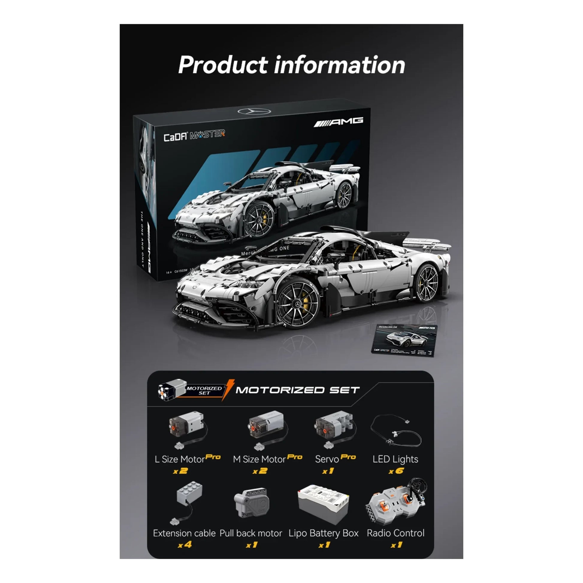 Cada - Mercedes-AMG Project one construction kit
