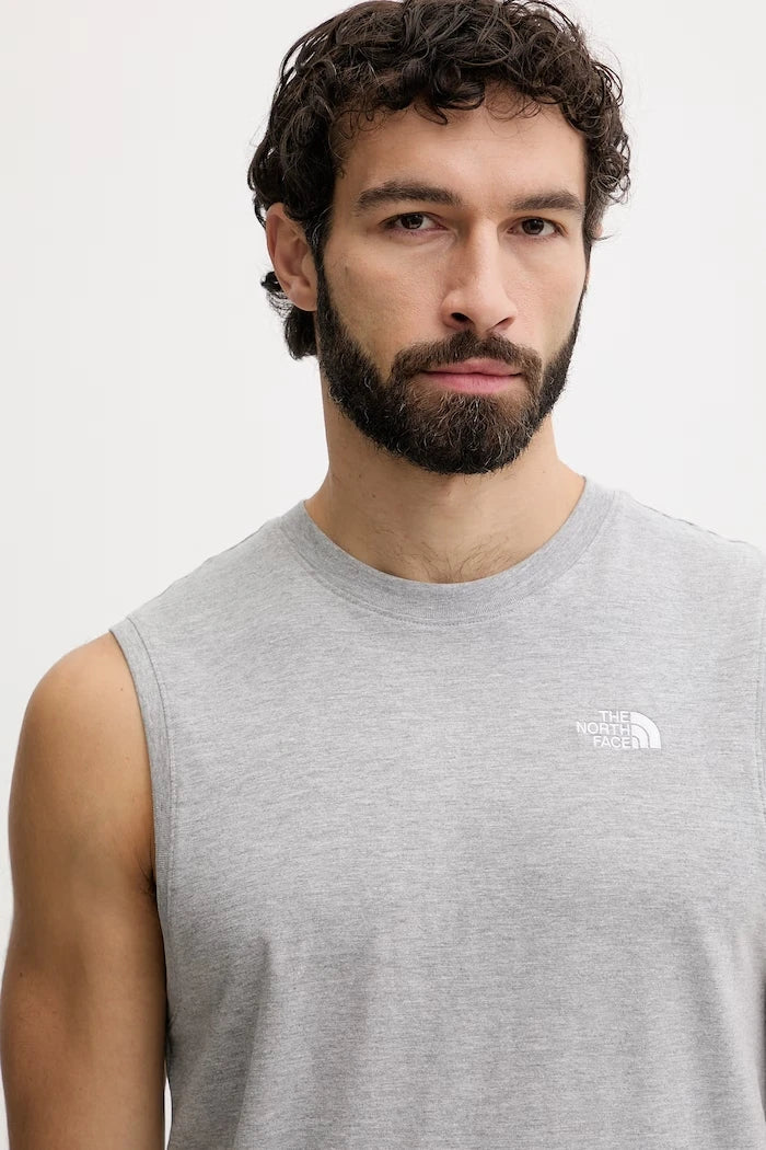 The North Face топ мъжки с памук Essential Simple Dome