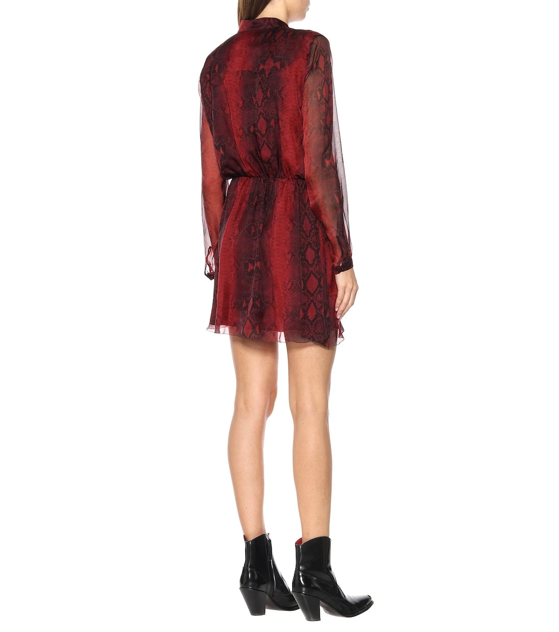 Amiri - Printed silk minidress
