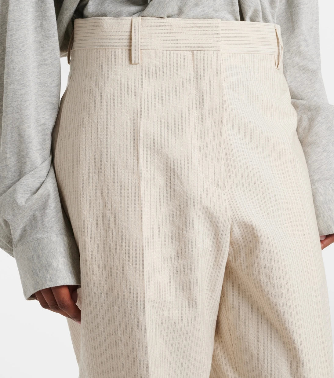 Dries Van Noten - Pilar striped cotton-blend straight pants