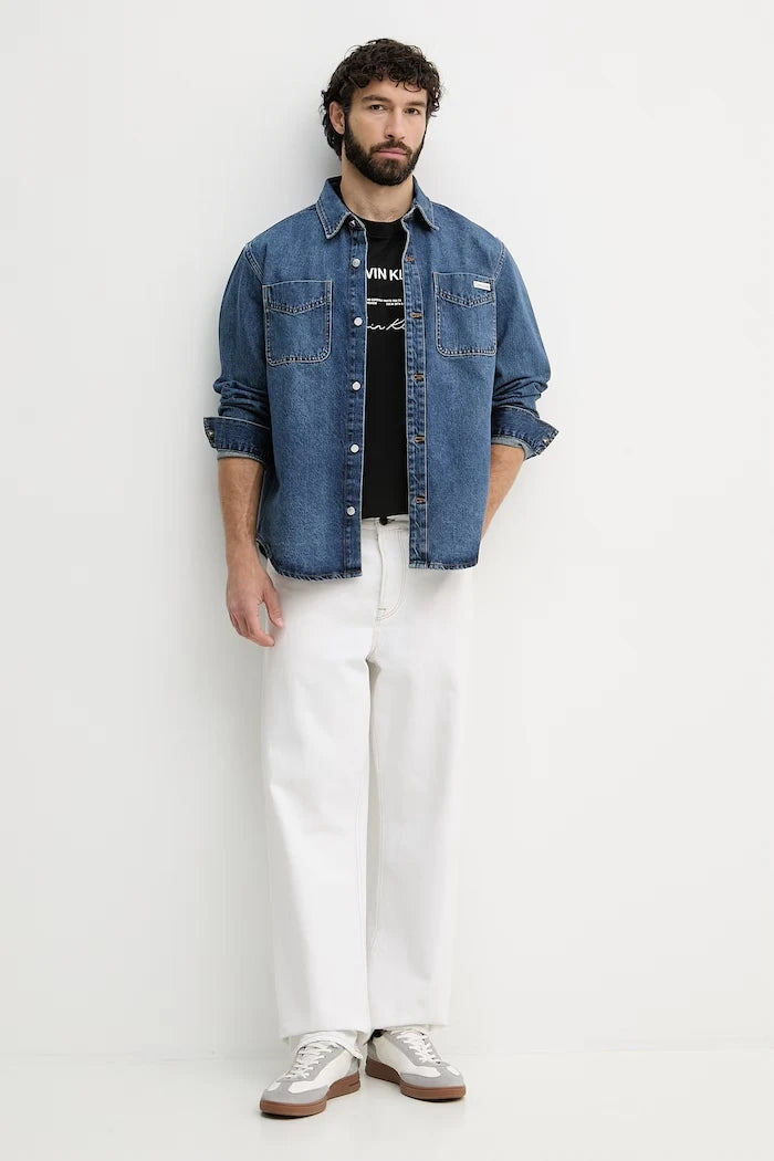 Calvin Klein Jeans erkek denim gömlek