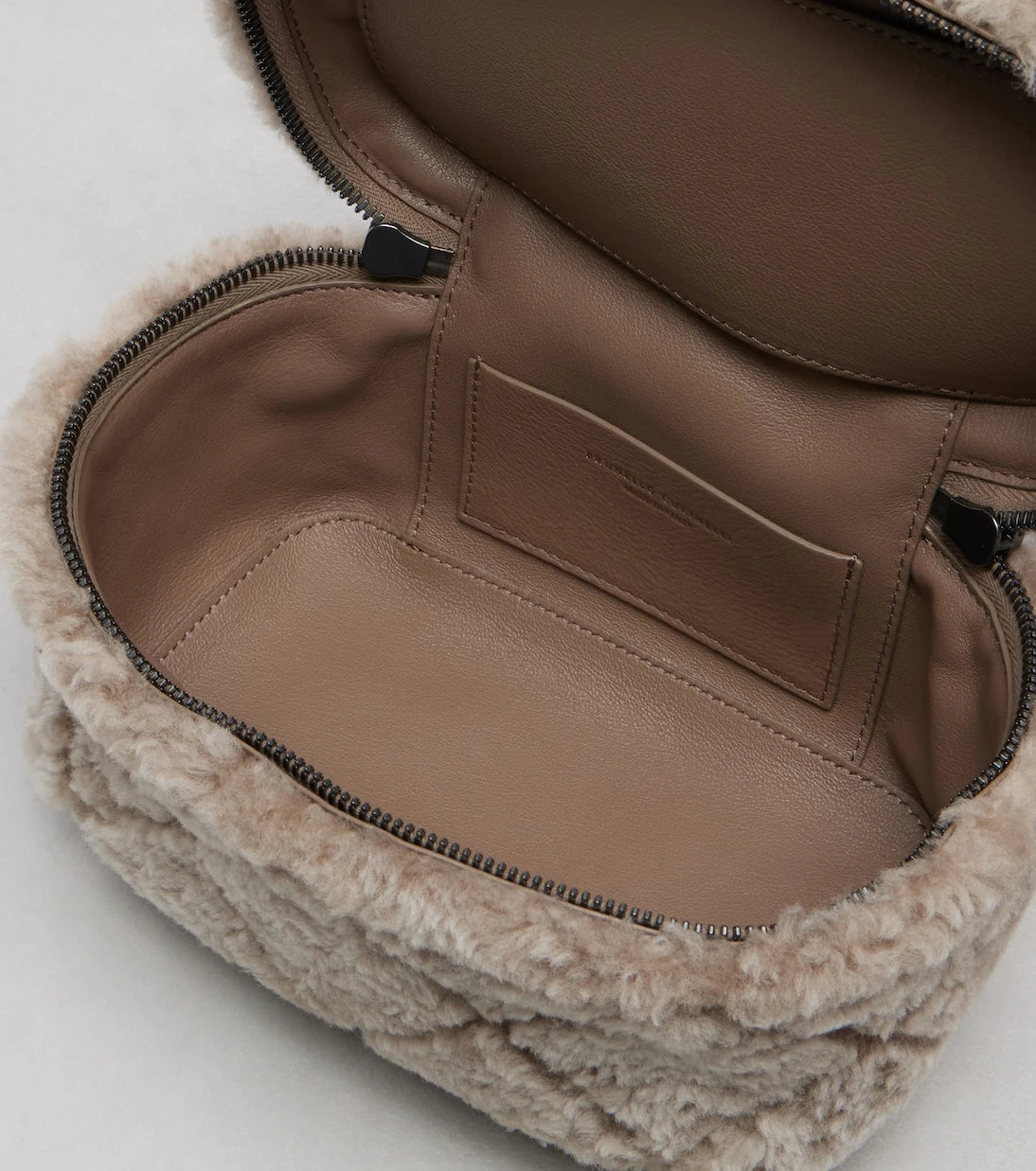 Brunello Cucinelli - Quilted shearling vanity bag