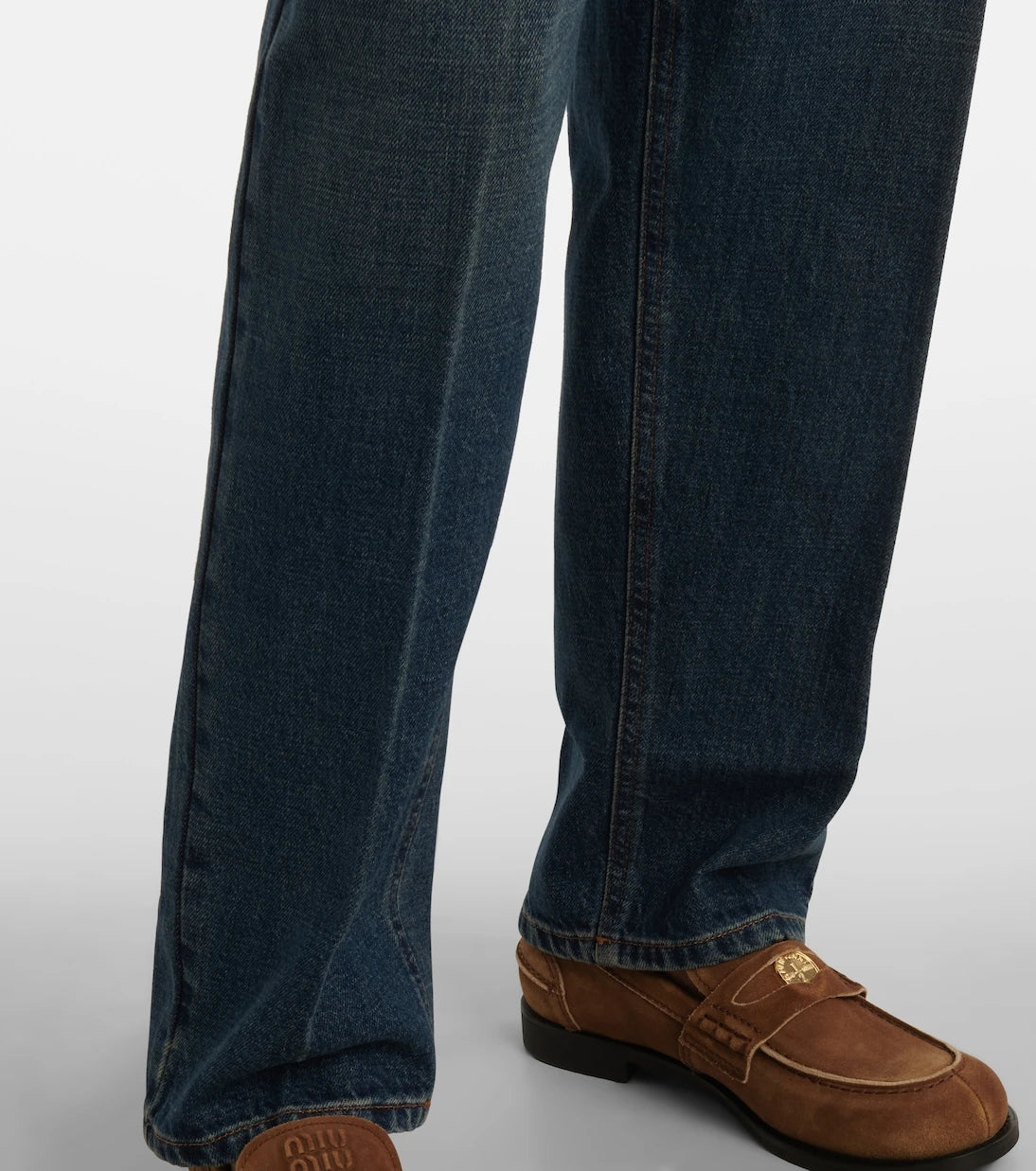 Miu Miu - High-rise boyfriend jeans
