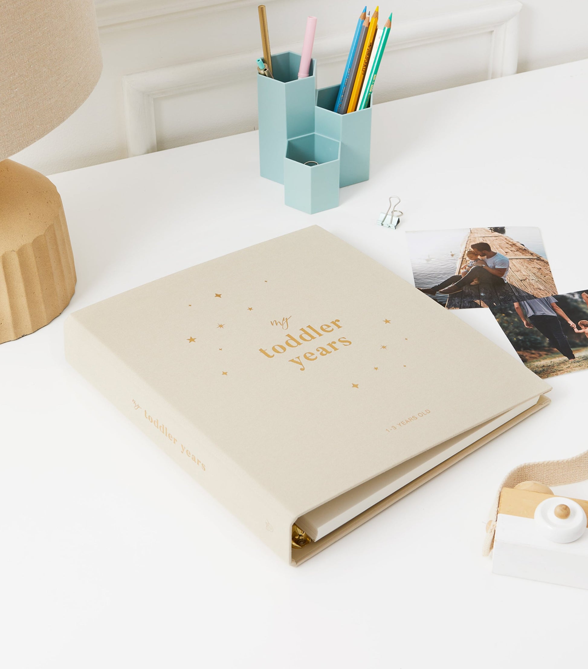 Blush and Gold My Toddler Years Photo Album