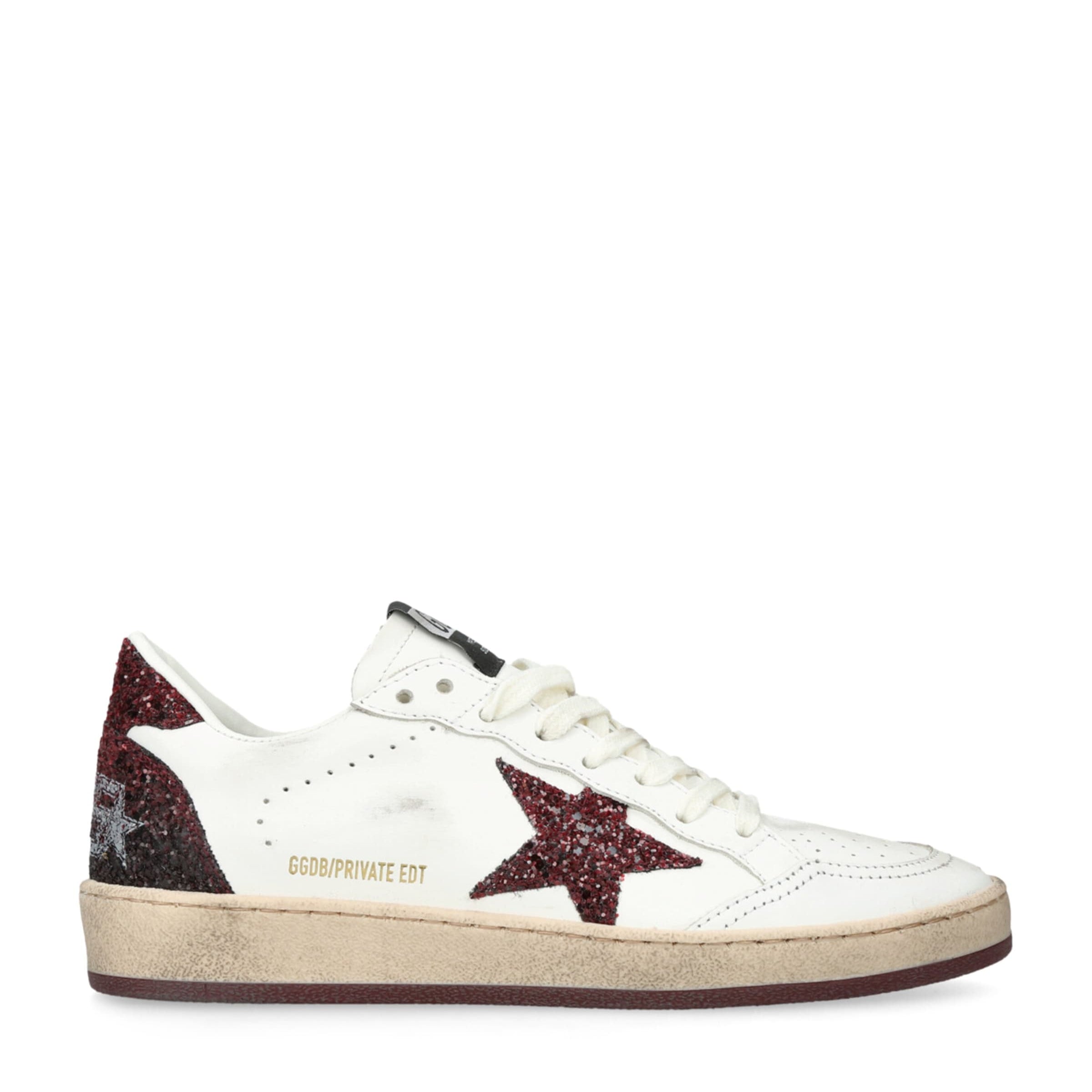 White Suede Ball Star Sneakers