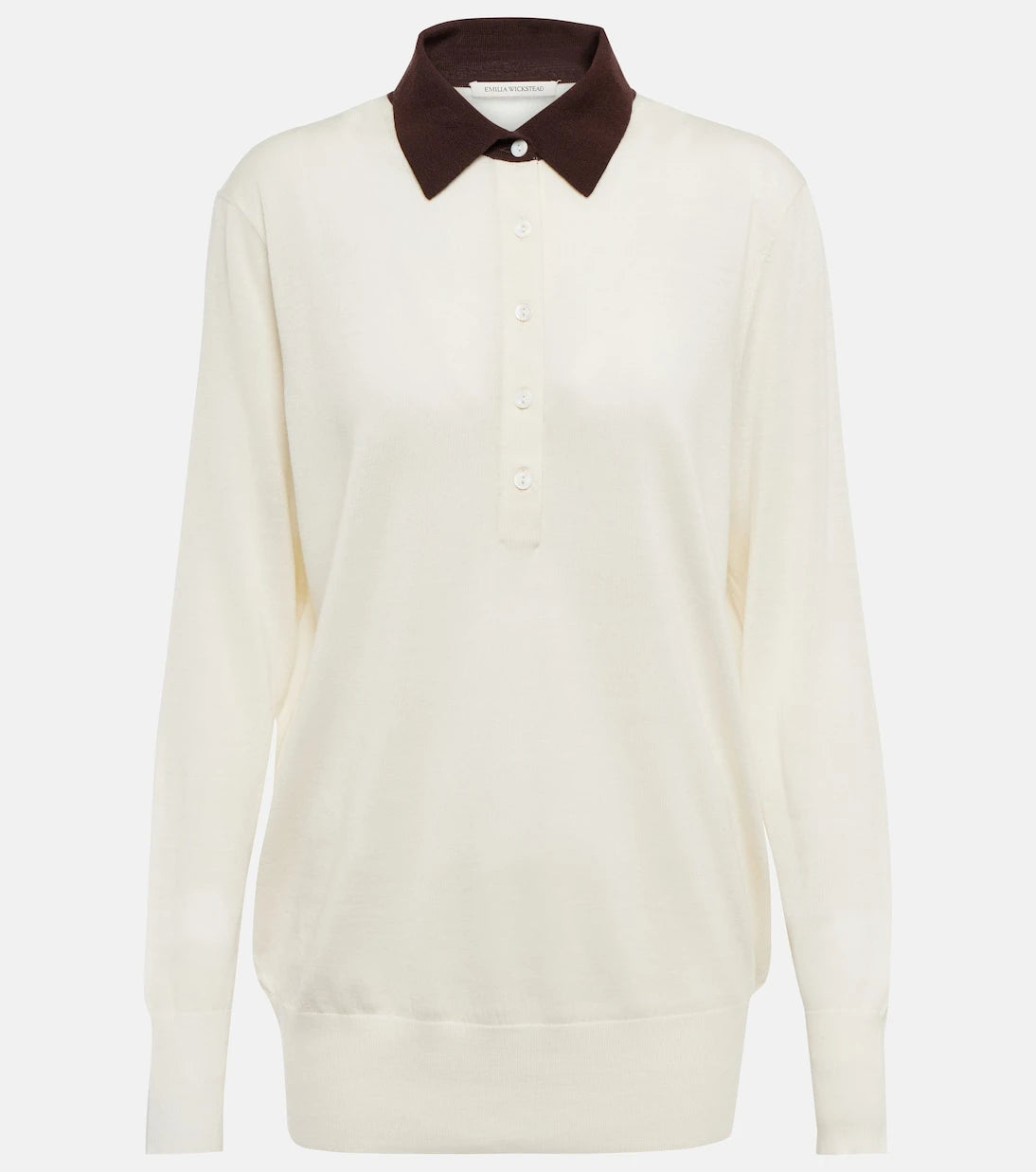 Emilia Wickstead - Hal wool-blend polo sweater