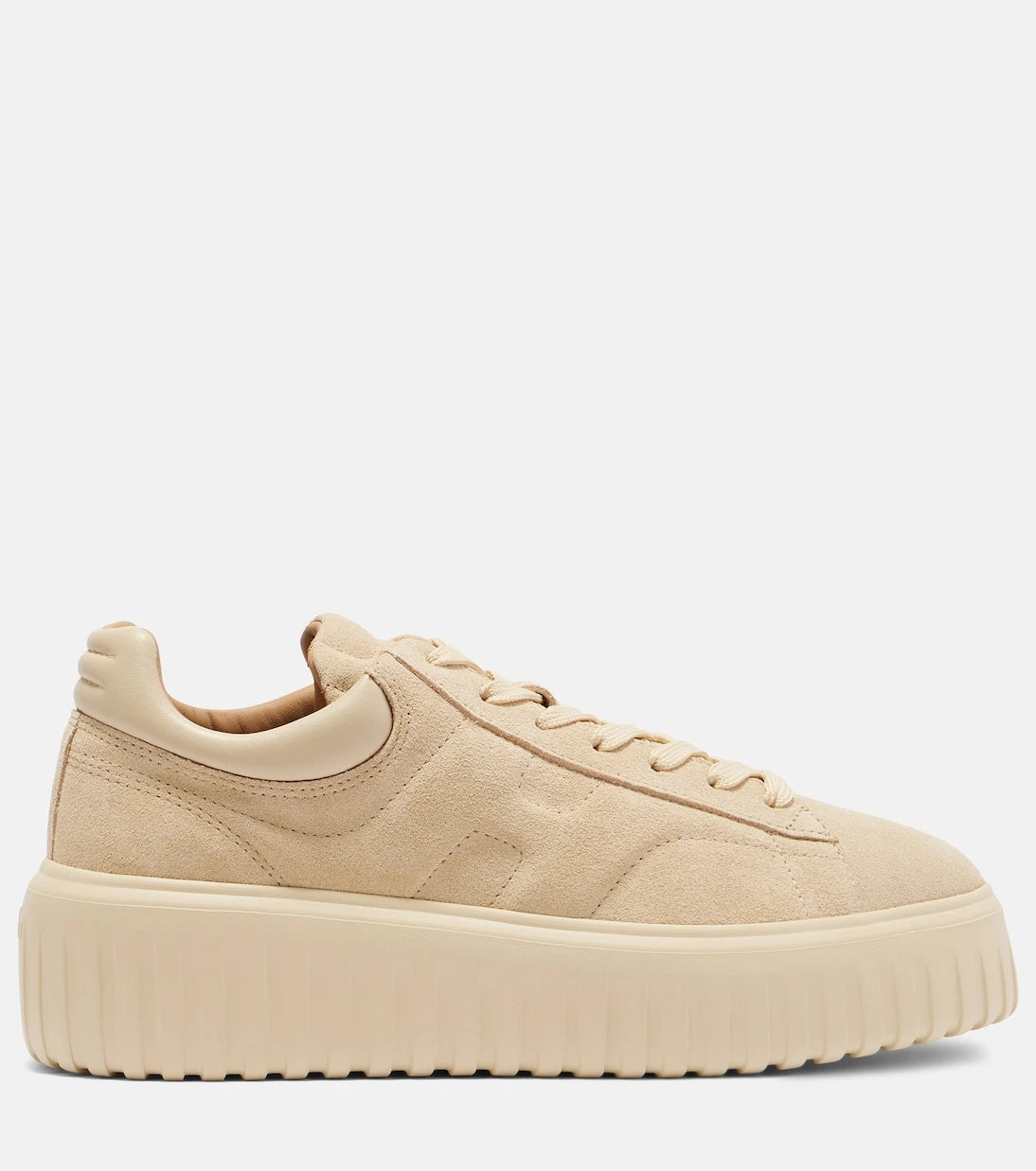 Hogan - H-Stripes suede platform sneakers