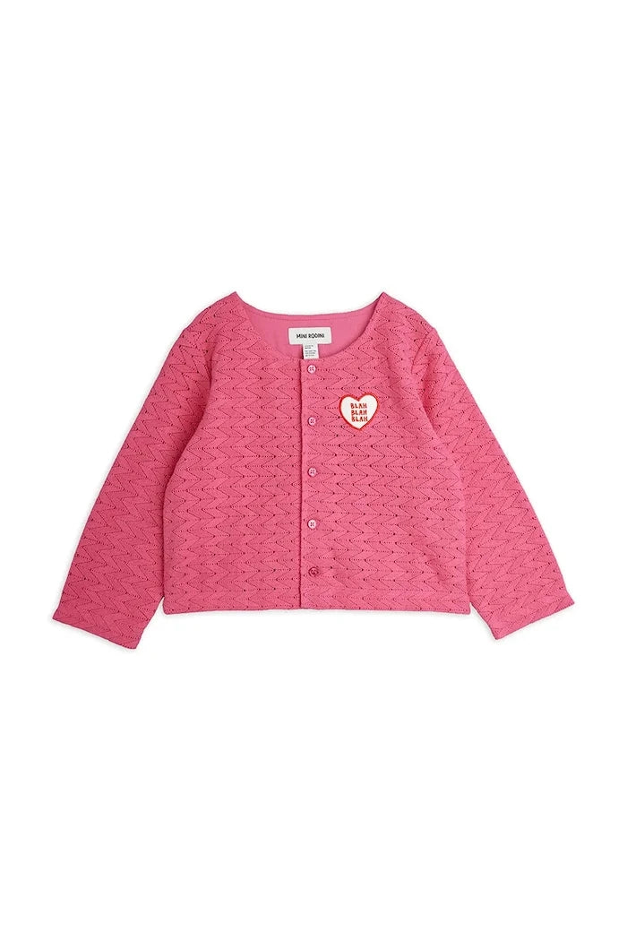 Mini Rodini çocuklar için pamuklu yelek Lace patch