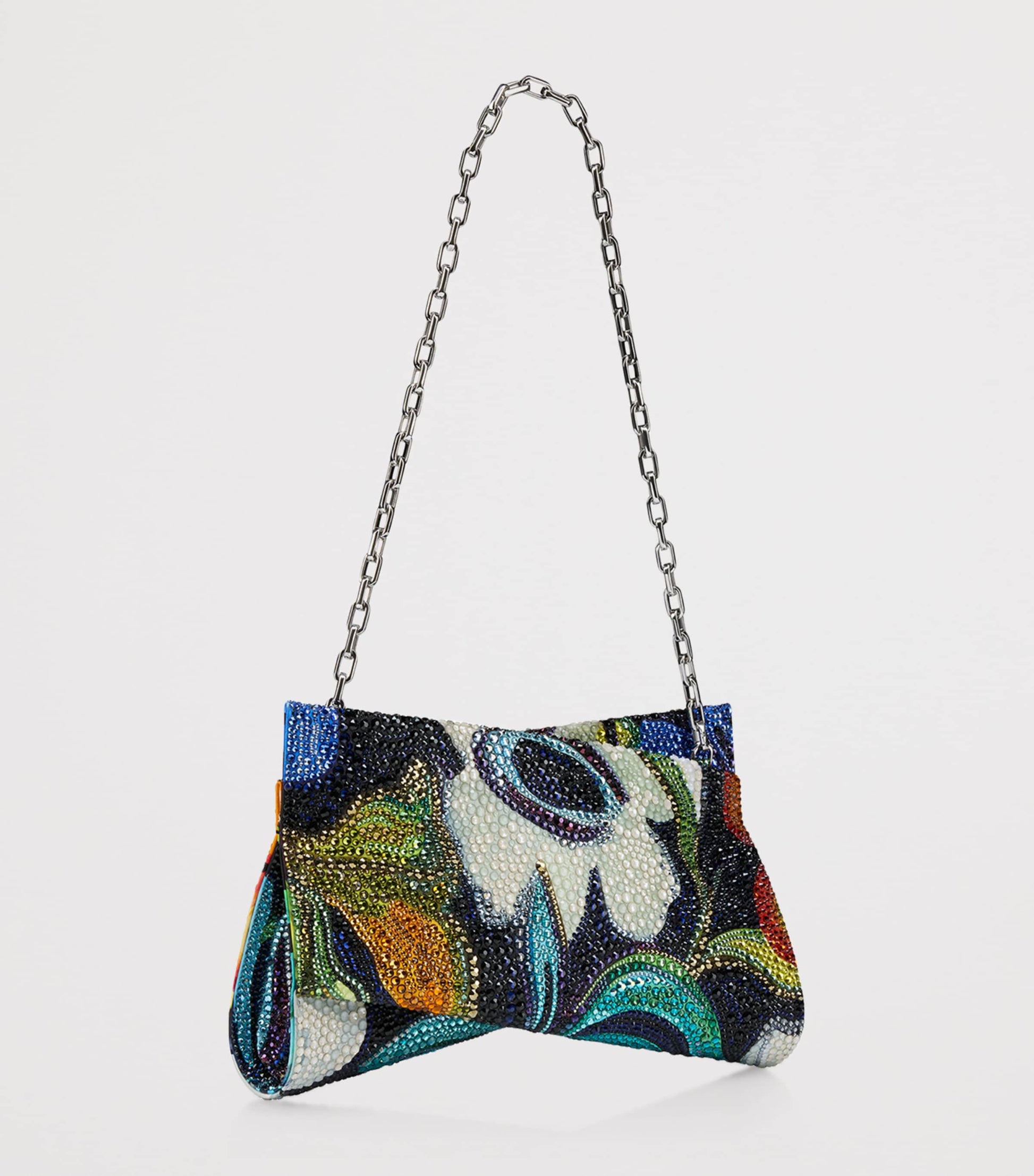 Multi Loubitwist Embellished Small Shoulder Bag