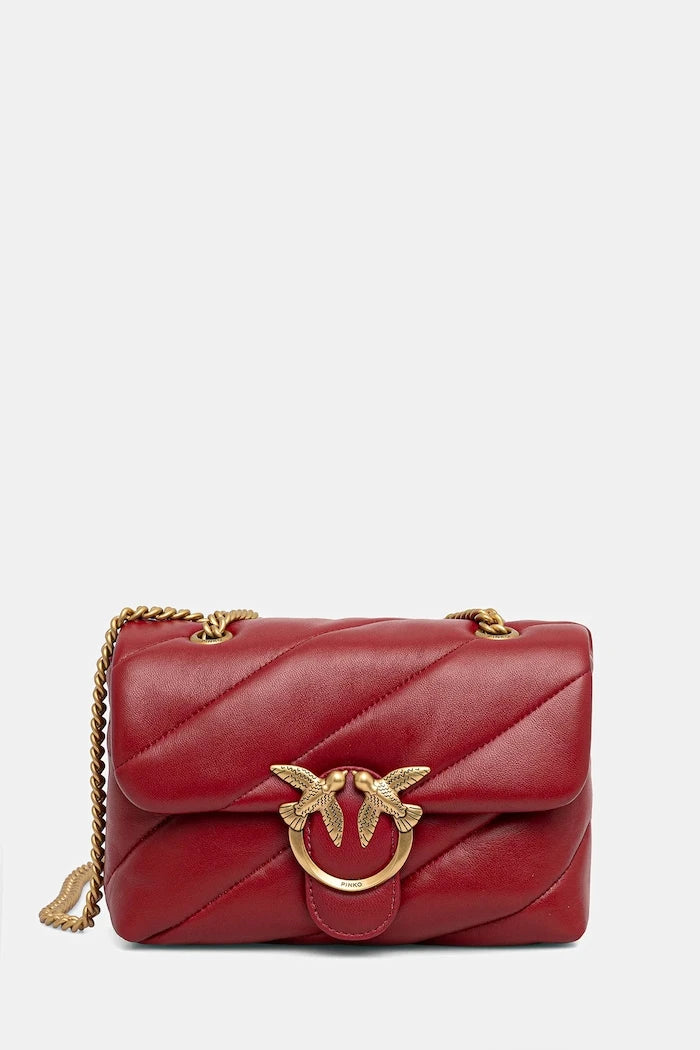 Pinko kadın deri crossbody çanta