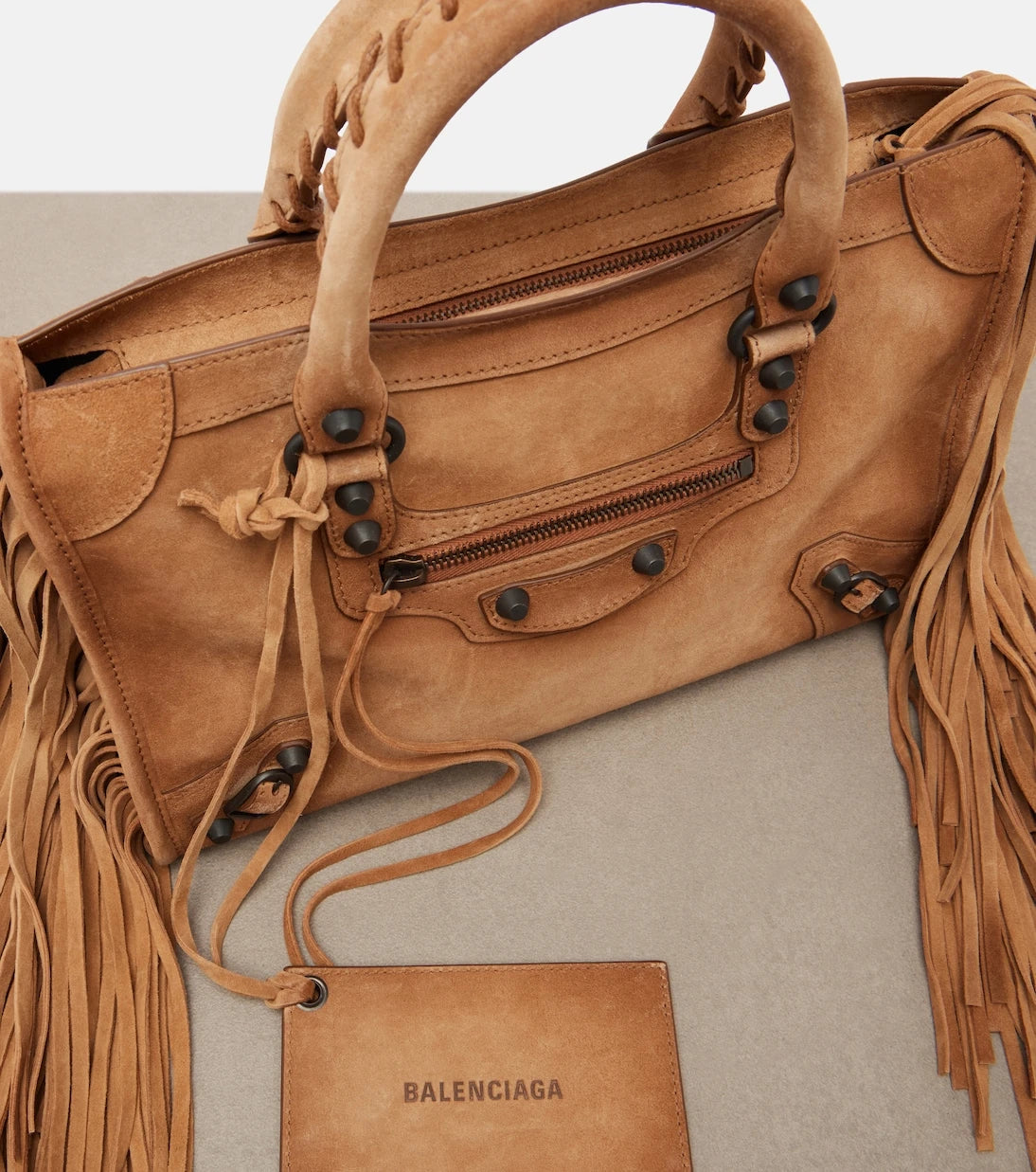 Balenciaga - Le City Small leather top-handle bag