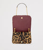 Saint Laurent Brown Mini Jamie 4.3 Leopard Print Shoulder Bag