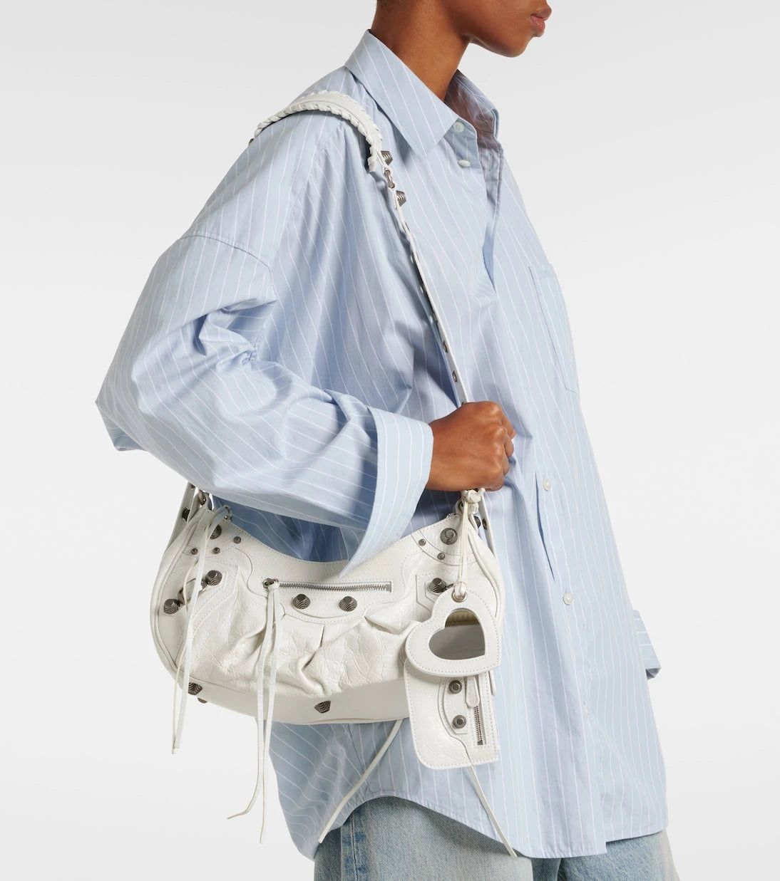 Balenciaga - Le Cagole Small leather shoulder bag