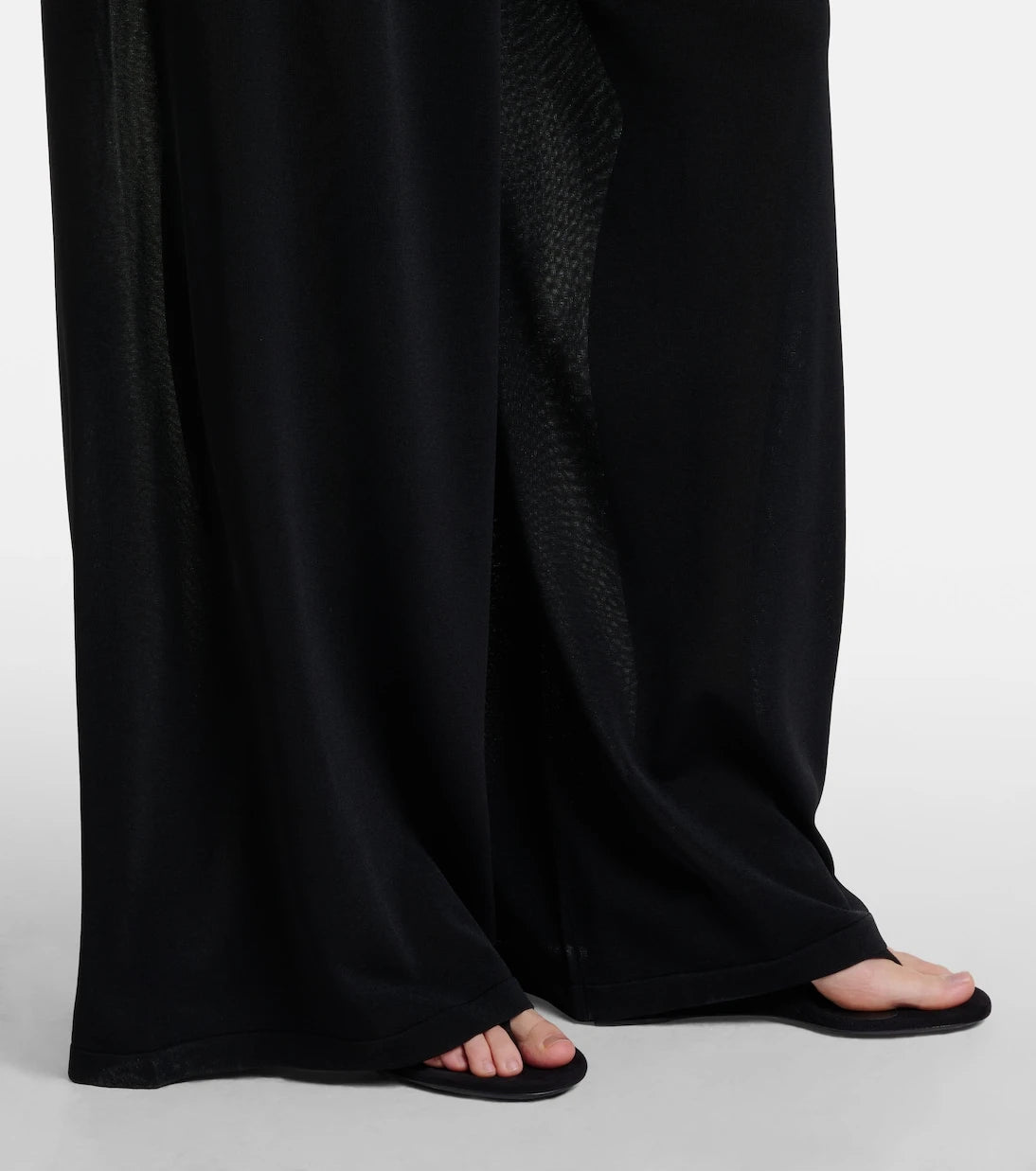 Alaïa - High-rise wide-leg pants