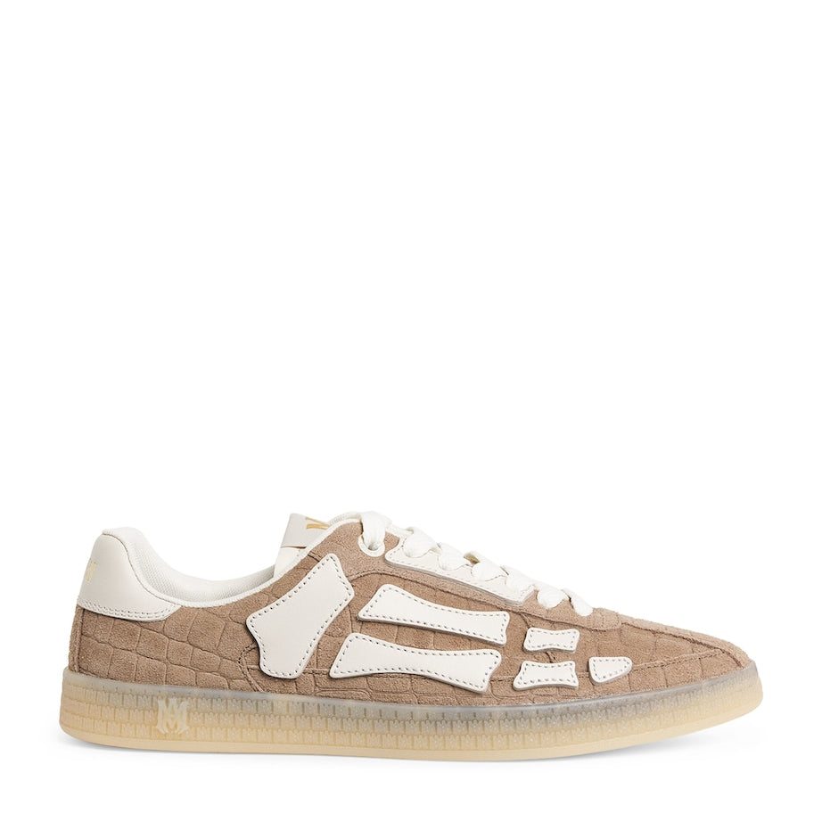 Suede Pacific Bones Low-Top Sneakers
