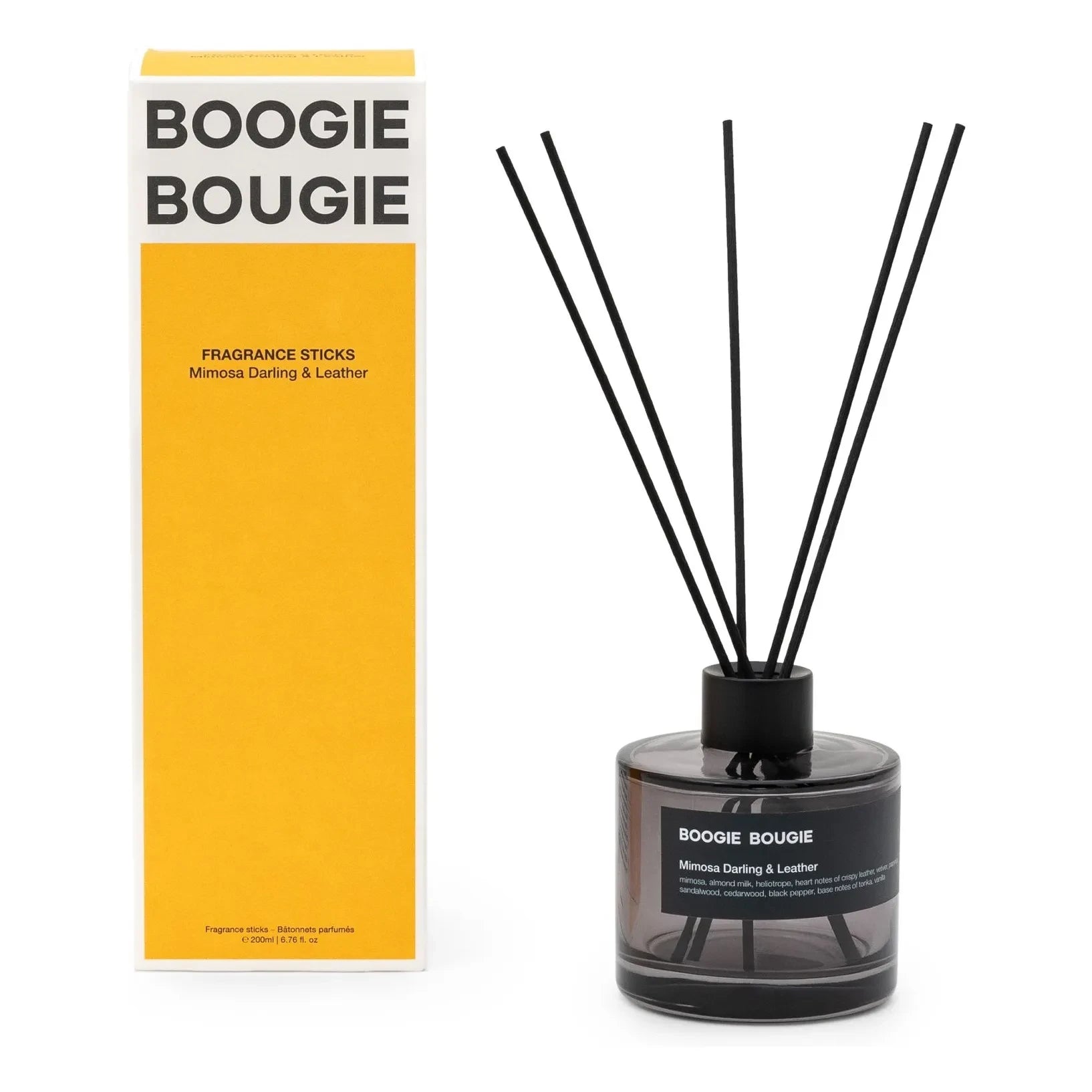 Boogie Bougie - Mimosa Darling &amp; Leather diffuser