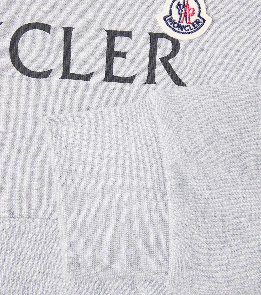 Moncler Enfant - Logo cotton jersey hoodie