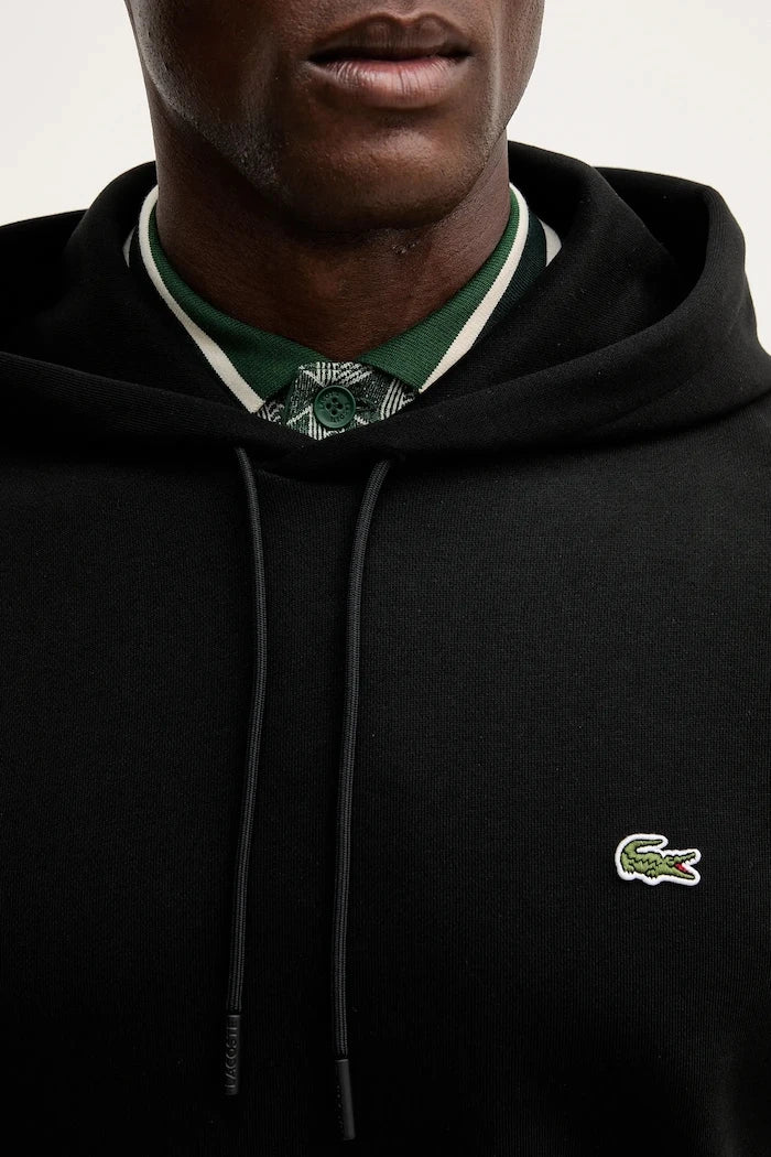Lacoste erkek pamuklu kapüşonlu sweatshirt