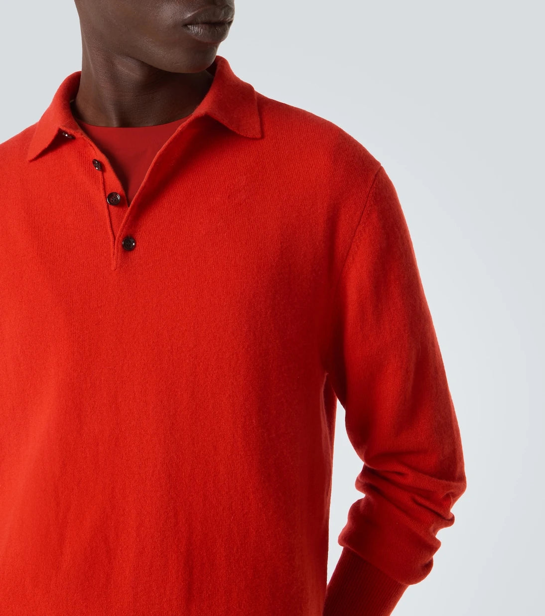 Allude - Cashmere polo sweater