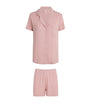 Skims Pink Soft Lounge Short Pyjama Set