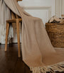 Alpaca-Blend Woodland Inkcap Throw (150cm x 230cm)