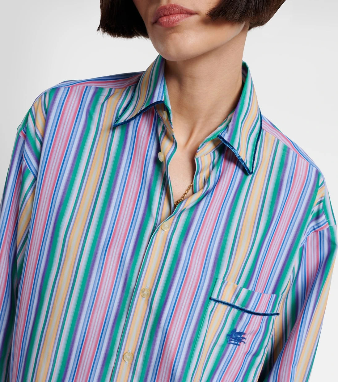 Etro - Striped cotton shirt