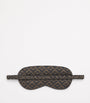 Silk Geometric Print Sleep Mask