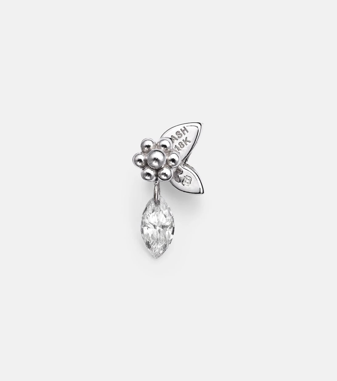 Maria Tash - 18kt white gold earring with diamonds