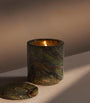 Marble Vessel and Leather & Oud Candle (250g)