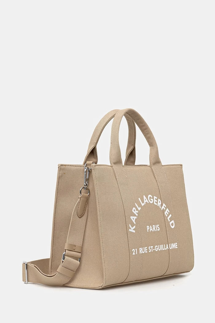 Karl Lagerfeld kadın pamuk tote çanta K/RSG