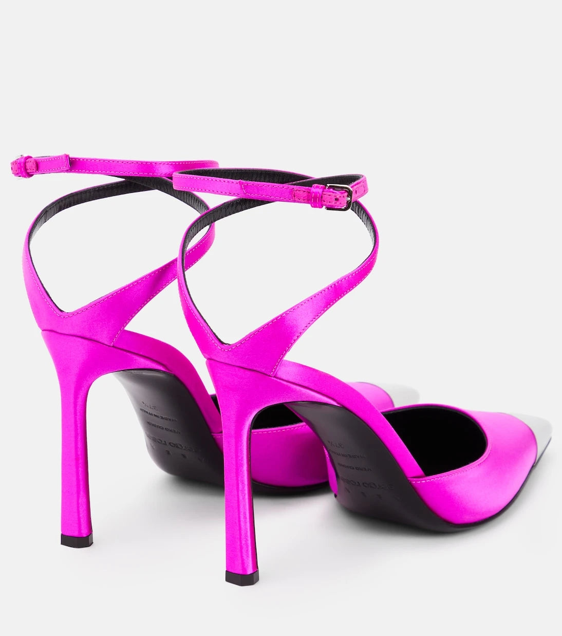 Area - Amazona slingback leather pumps
